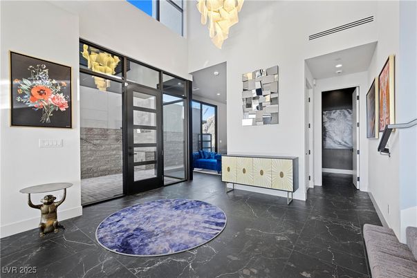 Interior, Marble, Recessed Lighting