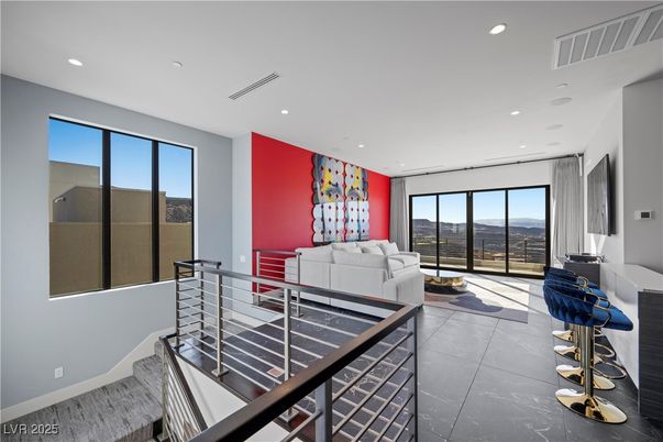 Interior, Living room, Recessed Lighting