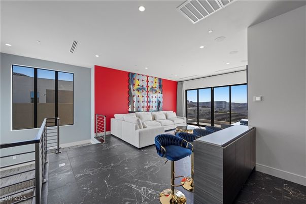 Interior, Living room, Marble, Recessed Lighting