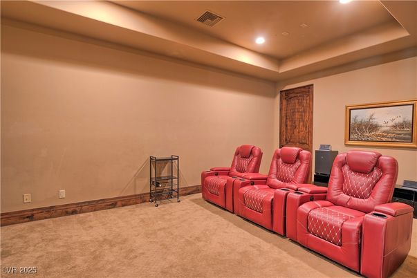 Home Theatre Room, Interior, Projection Screen, Recessed Lighting, Theatre Room