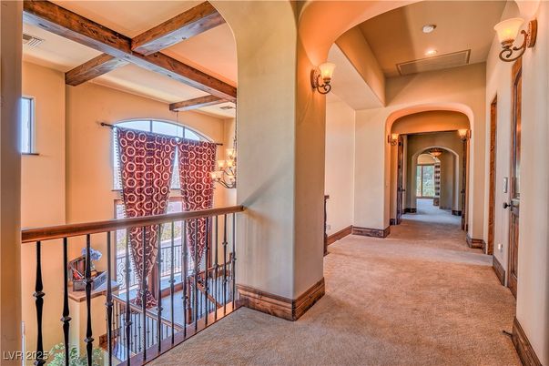 Interior, Recessed Lighting, Wooden Beams