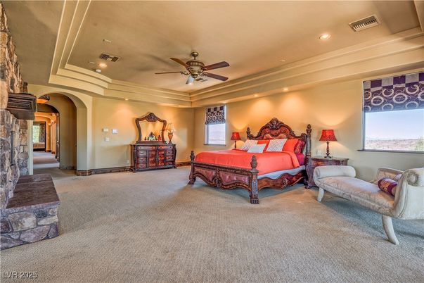 Bedroom, Interior, Recessed Lighting