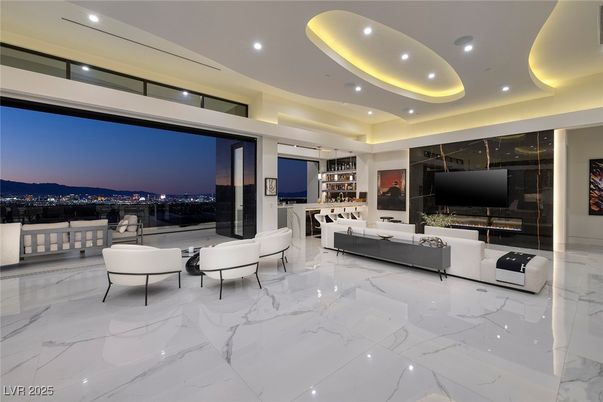 Interior, Living room, Marble, Recessed Lighting