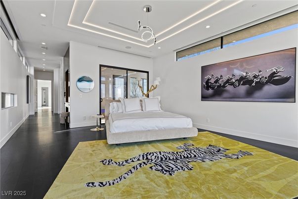 Bedroom, Interior, Pendant Lights, Recessed Lighting
