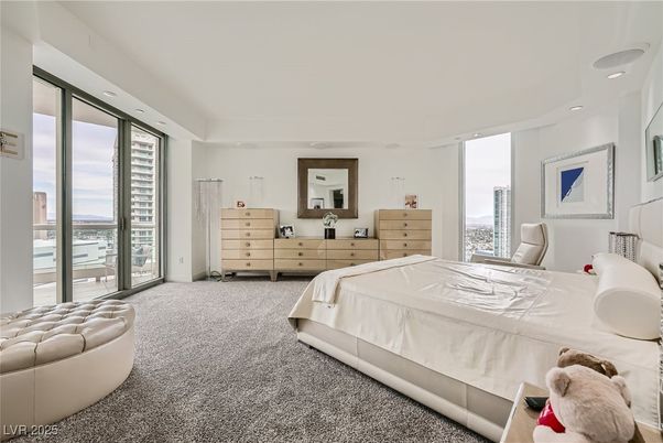 Bedroom, Interior, Recessed Lighting
