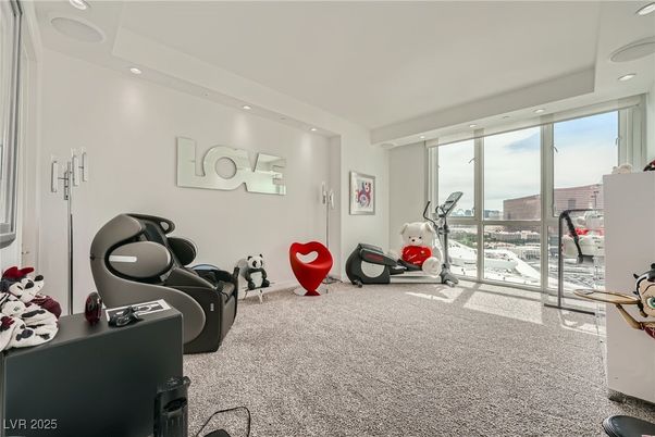 Fitness Equipment, Interior, Recessed Lighting