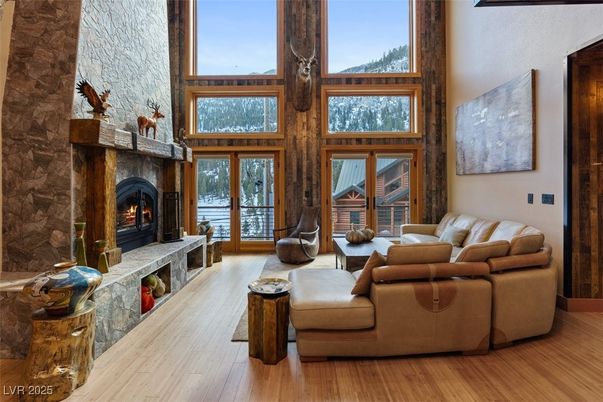 Fireplace, Interior, Living room, Wood Texture Flooring