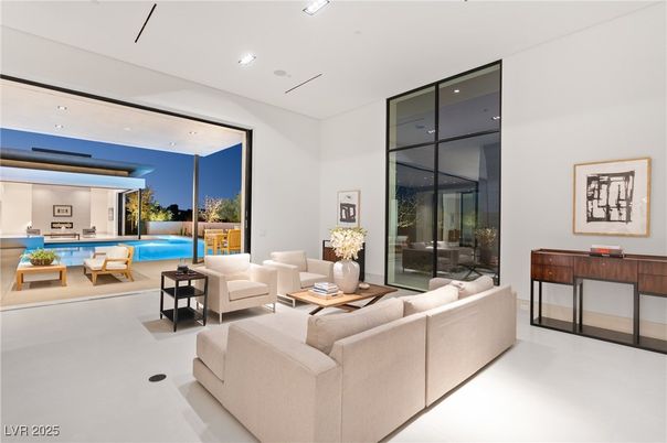 Interior, Living room, Recessed Lighting