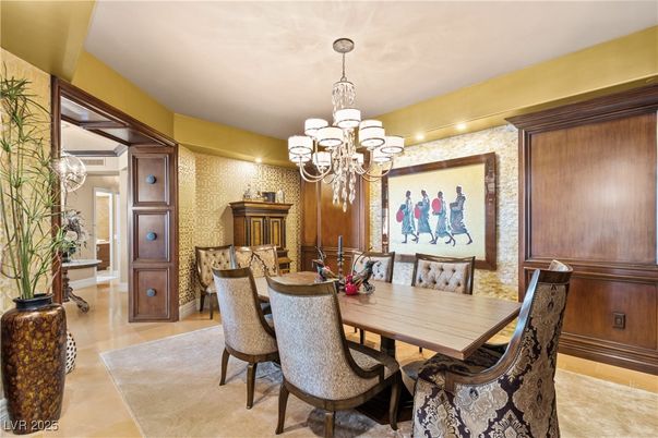 Chandelier, Dining room, Interior, Recessed Lighting