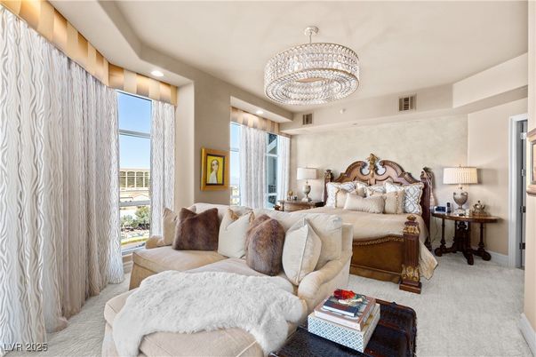 Bedroom, Chandelier, Interior, Living room, Recessed Lighting