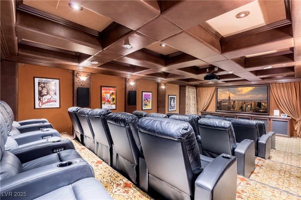 Home Theatre Room, Interior, Projection Screen, Recessed Lighting, Theatre Room