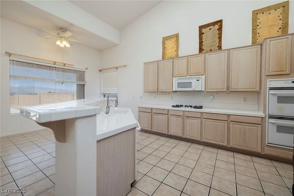 Interior, Kitchen, Tile Countertops