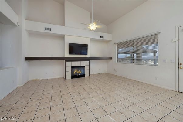 Empty room, Fireplace, Interior