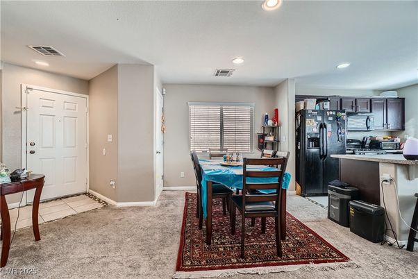 Dining room, Interior, Kitchen, Recessed Lighting