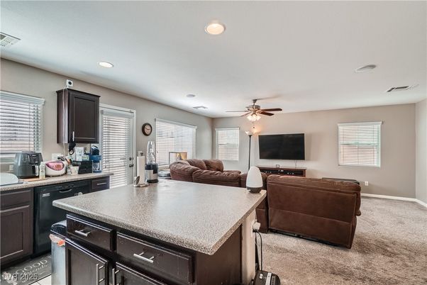 Interior, Kitchen, Living room, Recessed Lighting