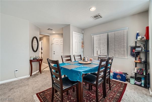 Dining room, Interior, Recessed Lighting