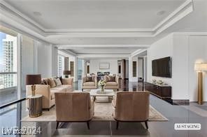 Interior, Living room, Recessed Lighting