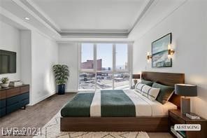 Bedroom, Interior, Recessed Lighting