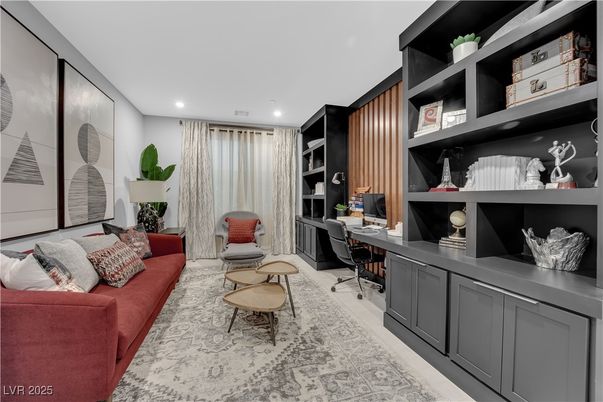 Home Office, Interior, Recessed Lighting