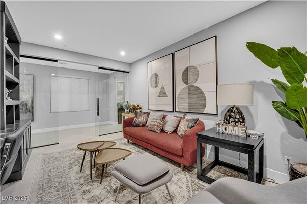 Interior, Living room, Recessed Lighting