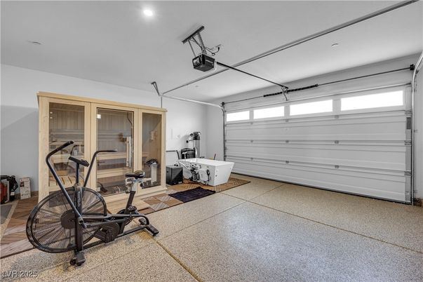 Fitness Equipment, Garage, Interior, Recessed Lighting