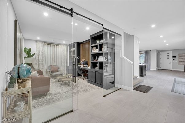 Home Office, Interior, Living room, Recessed Lighting