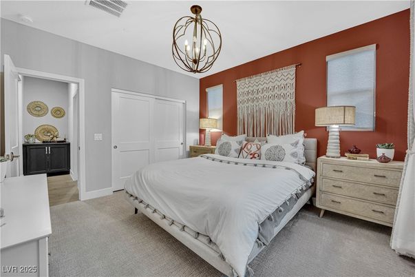 Bedroom, Interior, Pendant Lights