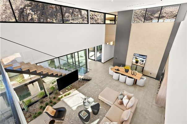 Interior, Living room, Recessed Lighting