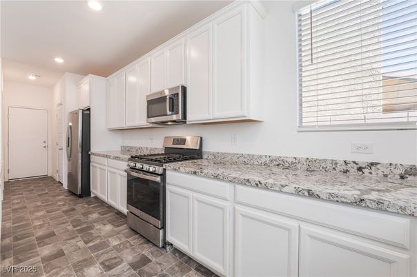 Interior, Kitchen, Recessed Lighting, Stainless Steel Appliances