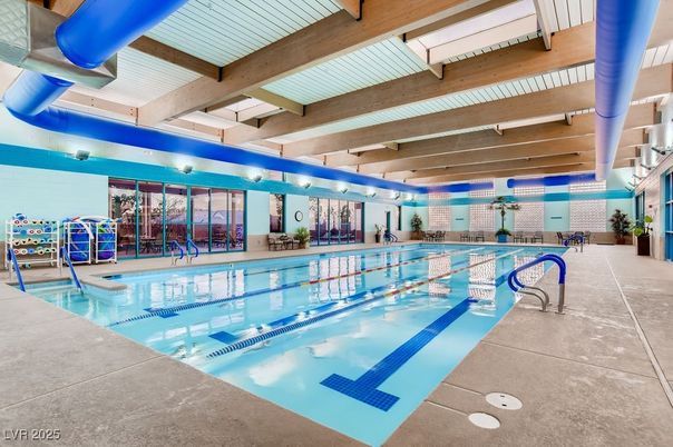 Interior, Pool, Wooden Beams