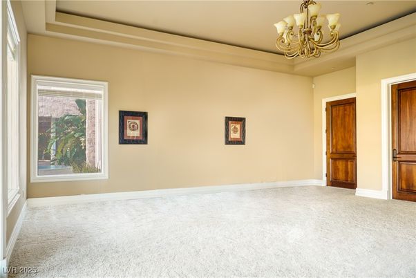 Chandelier, Empty room, Interior
