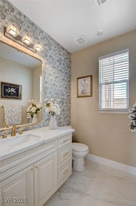 Bathroom, Dual Sink Vanities, Interior, Marble