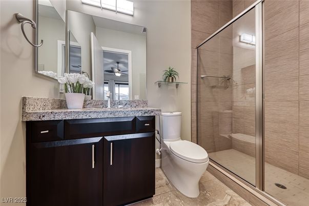Bathroom, Glass Shower, Interior