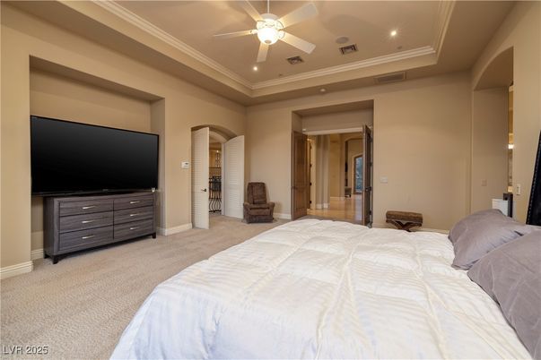 Bedroom, Interior, Recessed Lighting