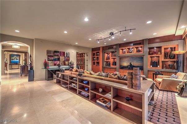 Interior, Living room, Recessed Lighting