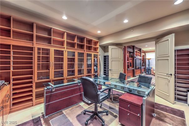 Home Office, Interior, Recessed Lighting