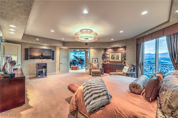 Bedroom, Interior, Recessed Lighting