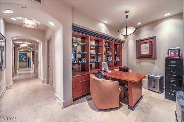 Home Office, Interior, Pendant Lights, Recessed Lighting