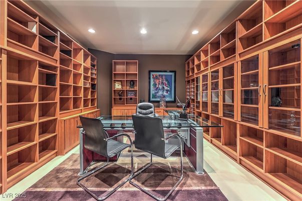 Home Office, Interior, Recessed Lighting
