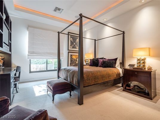 Bedroom, Interior, Recessed Lighting