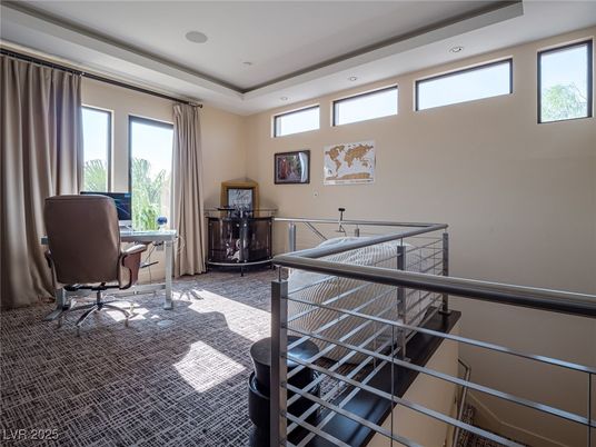 Home Office, Interior, Recessed Lighting