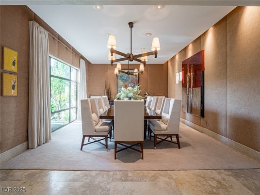 Dining room, Interior, Pendant Lights, Recessed Lighting