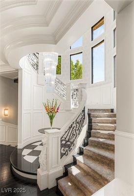 Chandelier, Interior, Wood Texture Flooring
