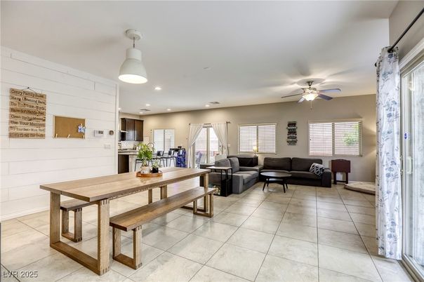 Dining room, Interior, Kitchen, Living room, Recessed Lighting, Stainless Steel Appliances