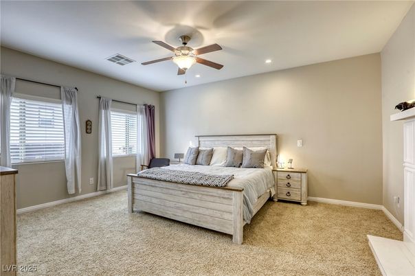 Bedroom, Interior, Recessed Lighting
