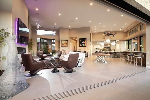 Dining room, Interior, Kitchen, Living room, Pendant Lights, Recessed Lighting