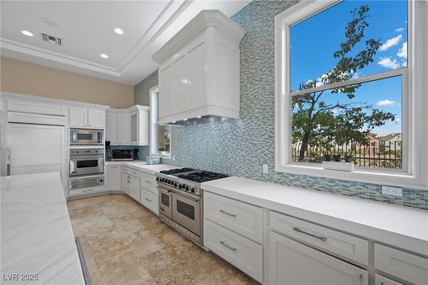 Interior, Kitchen, Recessed Lighting, Stainless Steel Appliances
