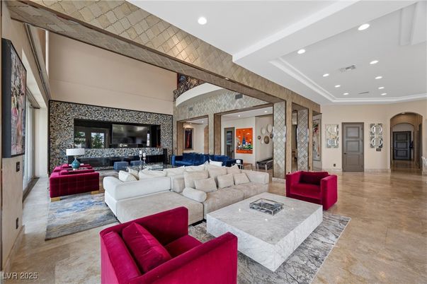 Interior, Living room, Recessed Lighting