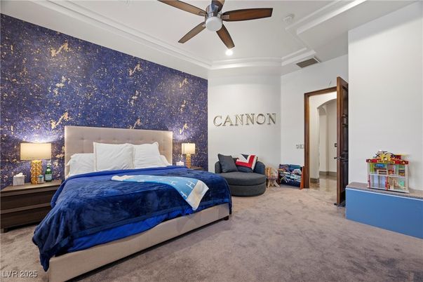Bedroom, Interior, Recessed Lighting