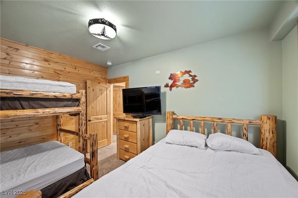 Bedroom, Interior, Wooden Walls